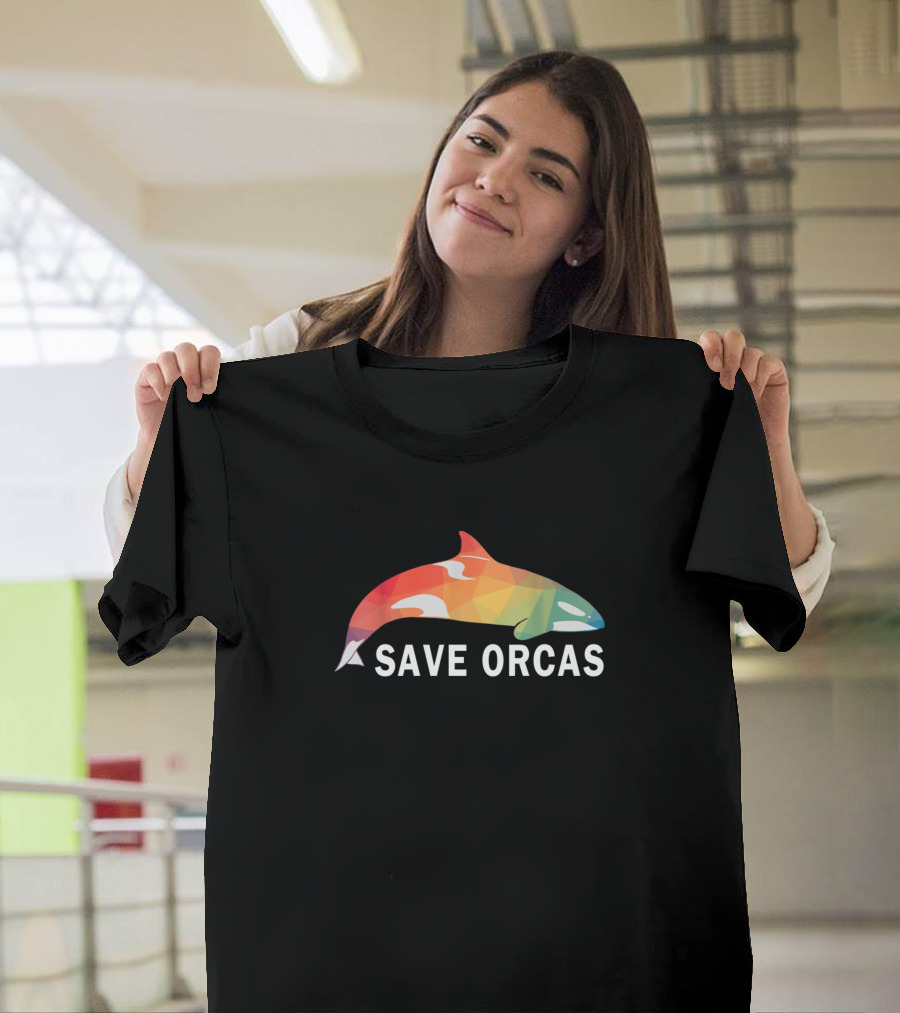 Save Orcas Marine Life Killer Whale Fish Conservation T-Shirt