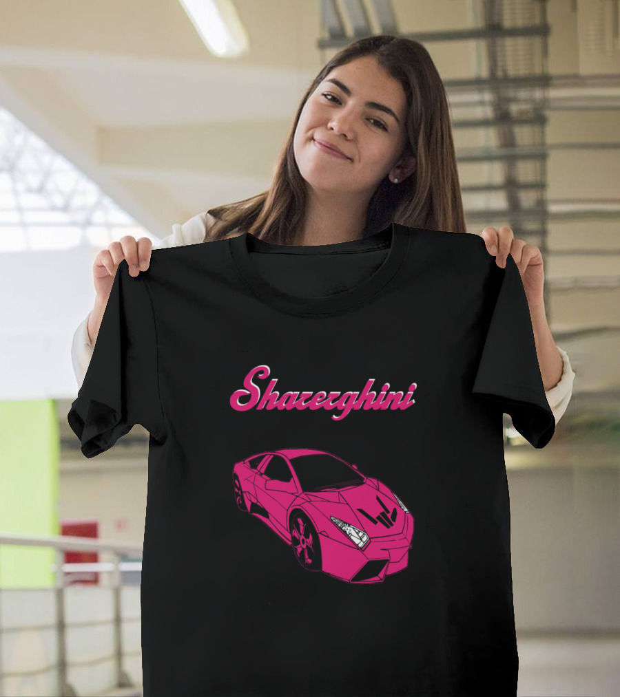 Sharerghini Pink Sports Car T-Shirt