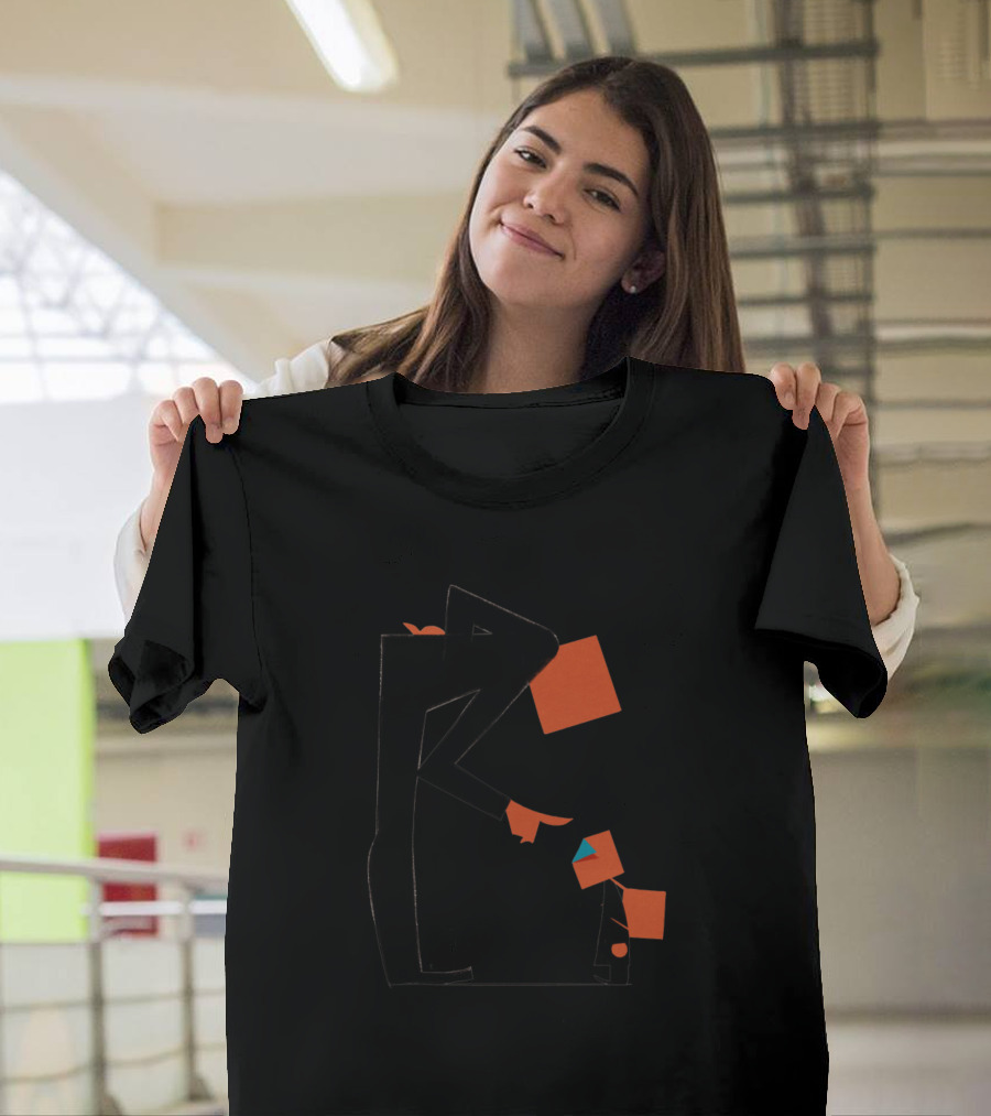 Dad Angry To Geometric Figures Fathers and Sons T-Shirt