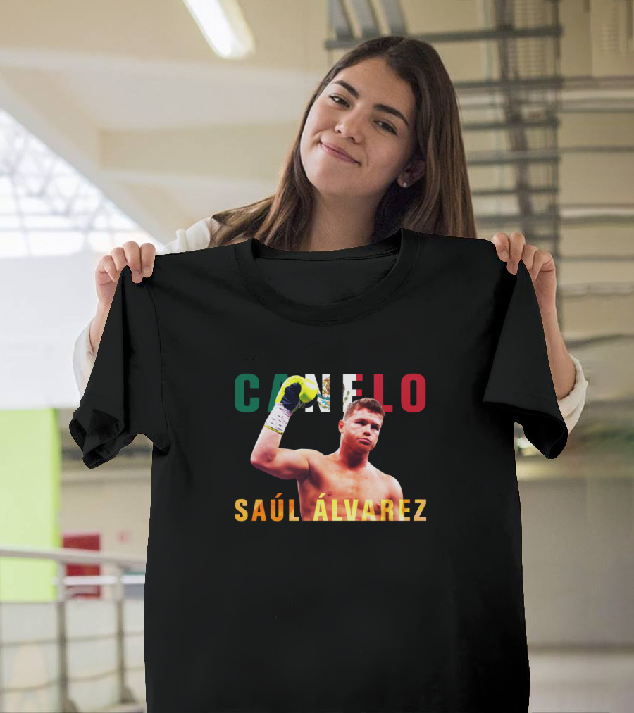 Canelo Saúl Álvarez Boxing Victory Fist Raised T-Shirt