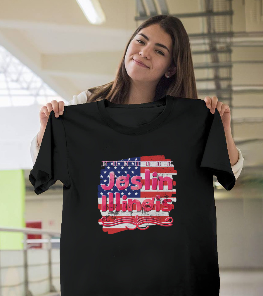 Joslin Illinois American Flag T-Shirt