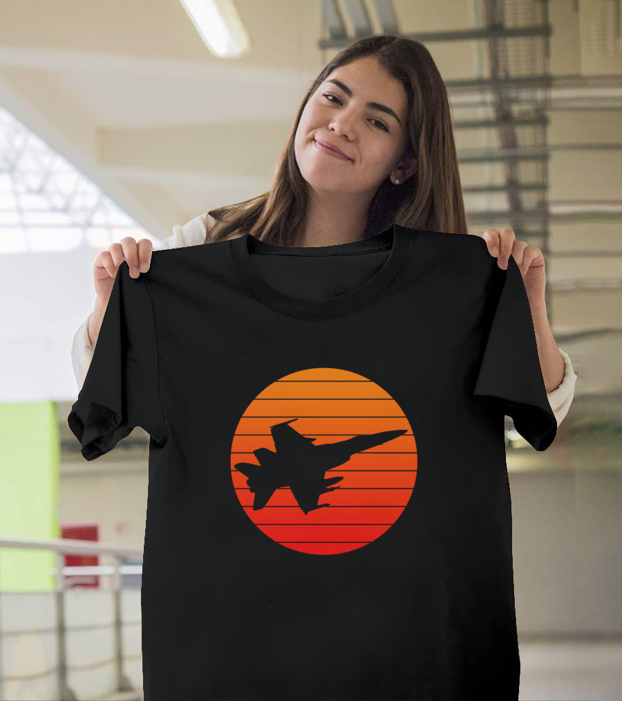 Military's Fastest Jet Fighters Aircrafts at Sunset T-Shirt
