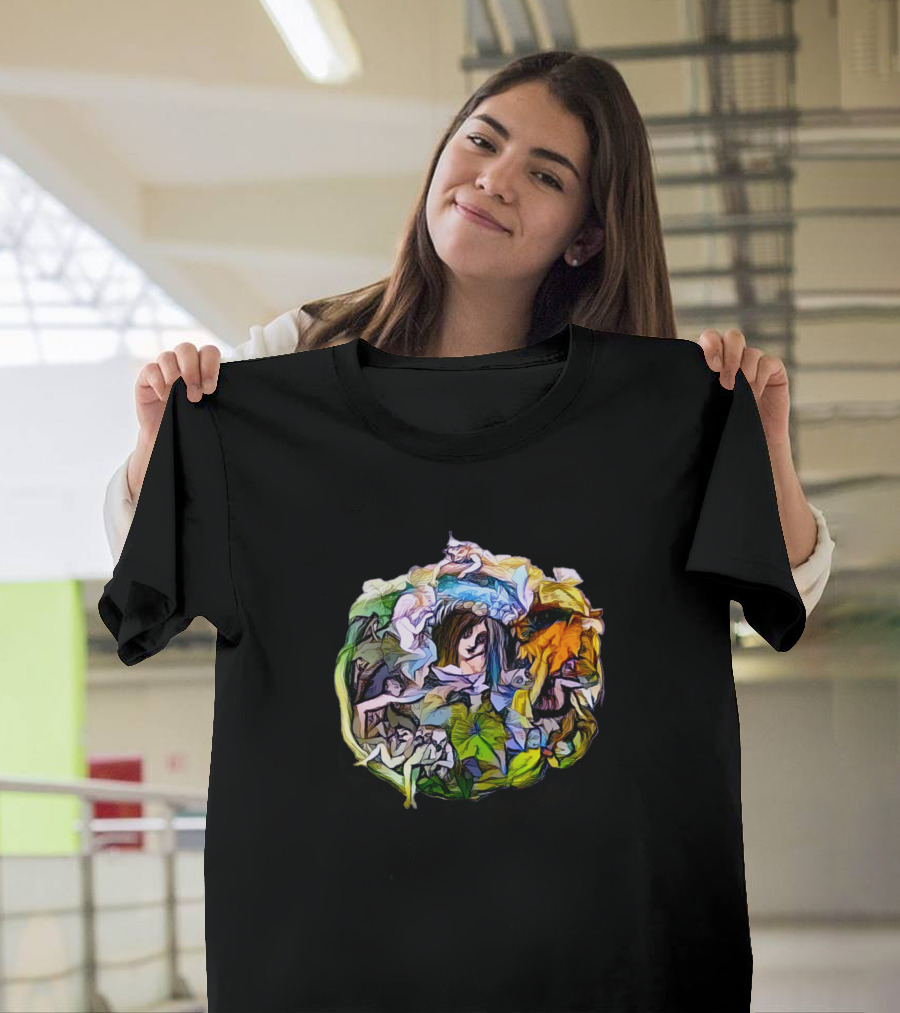 Fairy Queen Drawing Fantasy Artwork Colorful T-Shirt