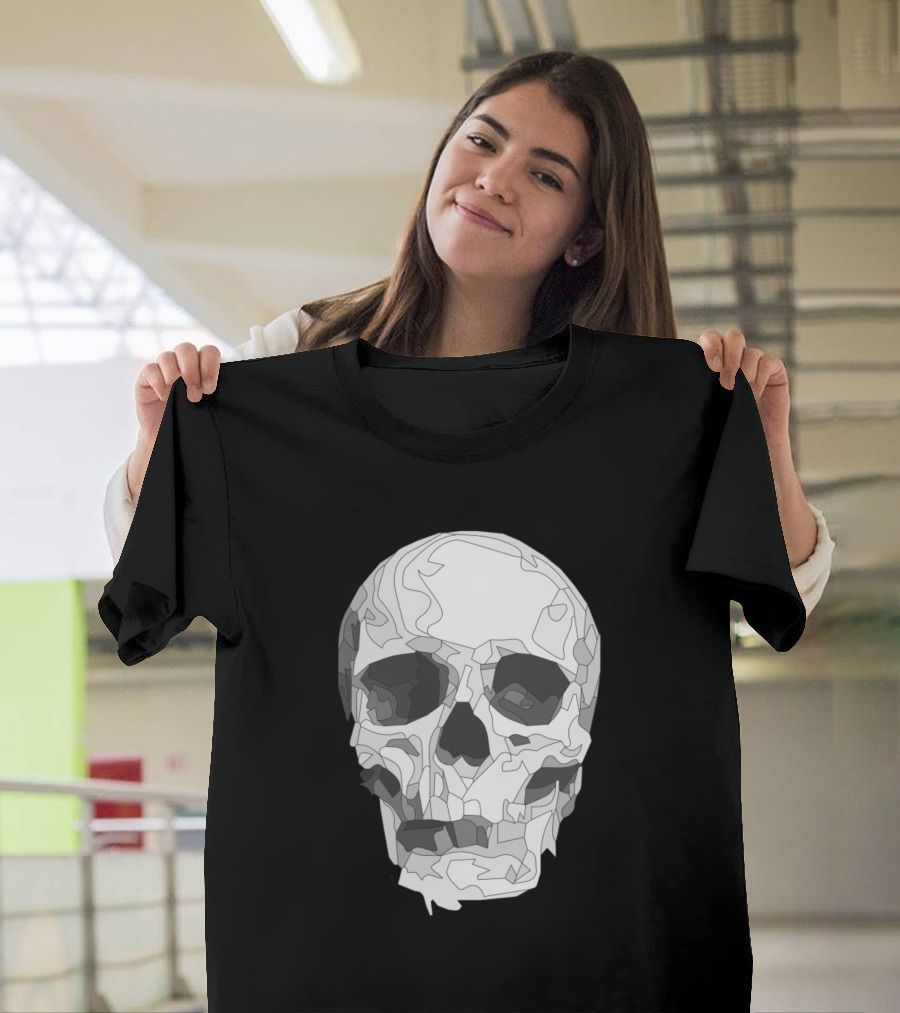 Skull Greyscale T-Shirt