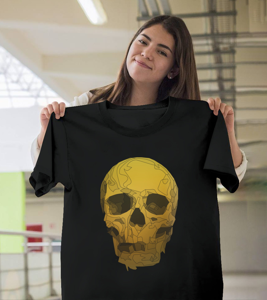 Skull Yellow T-Shirt