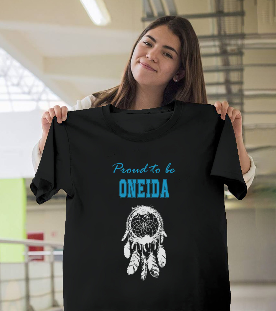 Proud to Be Oneida White Dreamcatcher T-Shirt