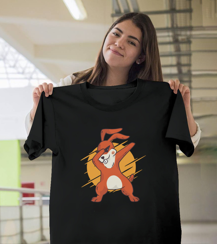 Dabbing Easter Bunny Dance T-Shirt