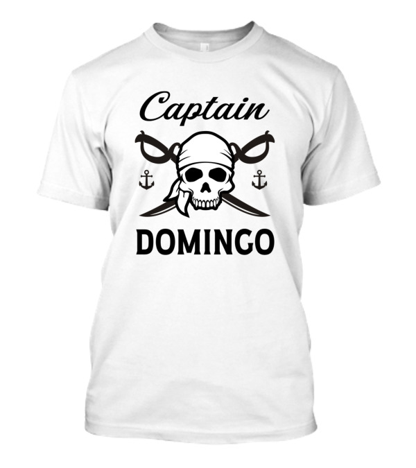 Captain Domingo Skull Bandana Anchors T-Shirt