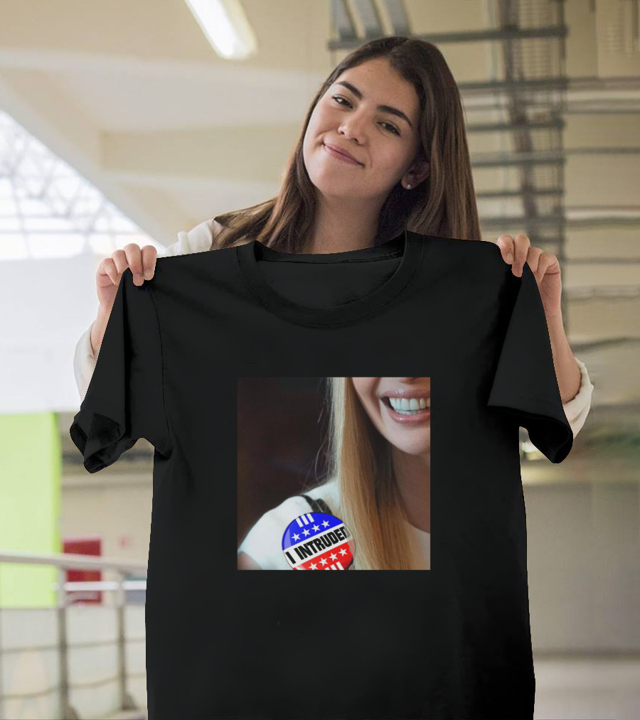 I Intruded Button T-Shirt