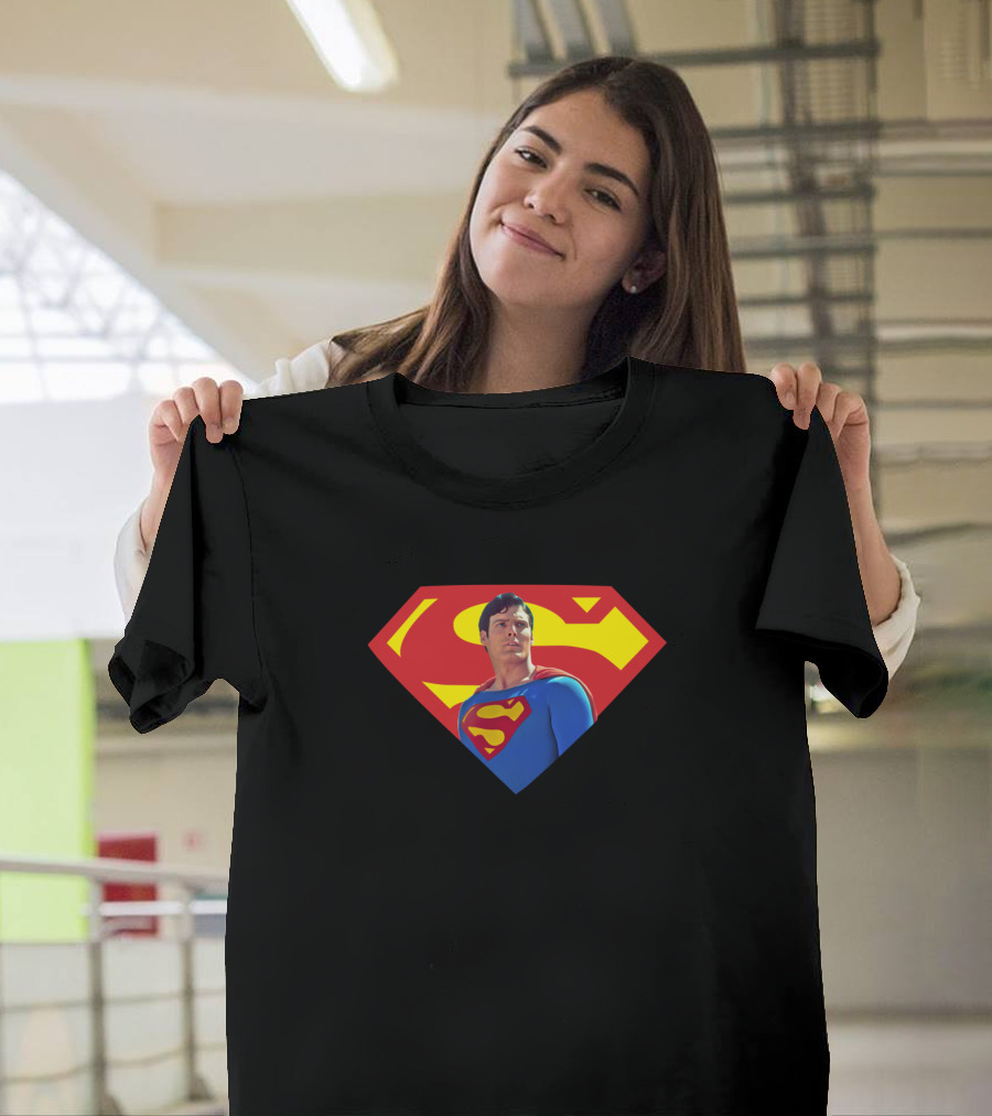 Superman Chris Reeve Iconic Shield T-Shirt