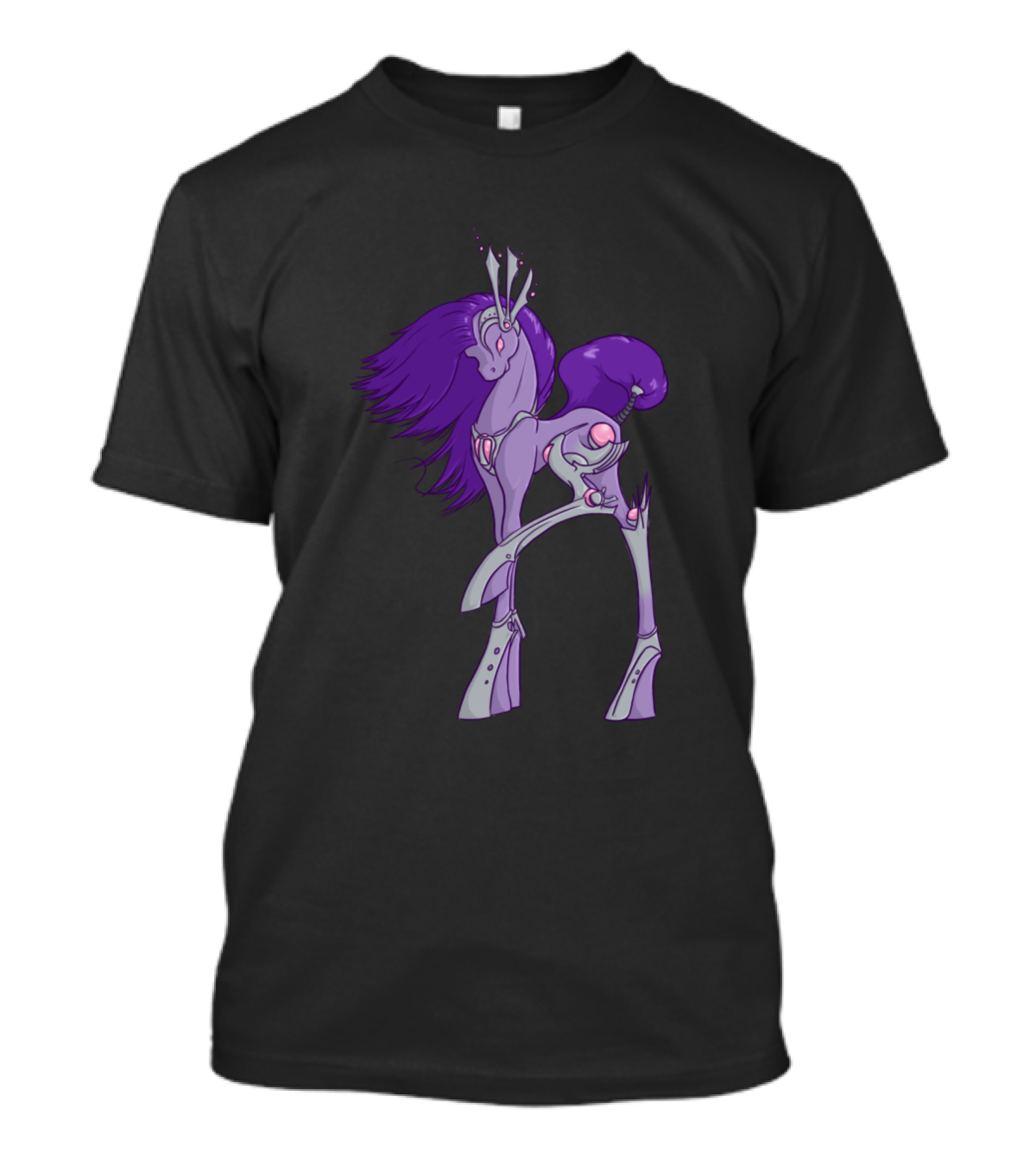 Rainbow Dash And Tank Majestic Purple Transformation T-Shirt