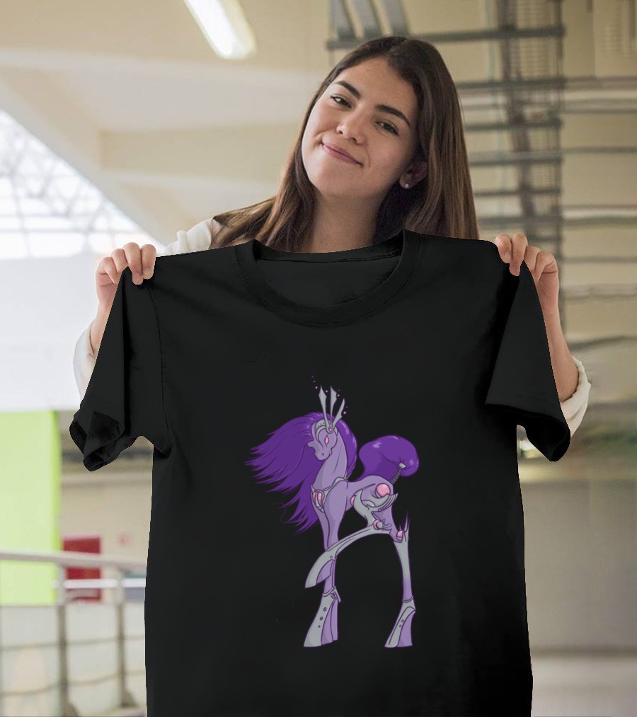 Rainbow Dash And Tank Majestic Purple Transformation T-Shirt