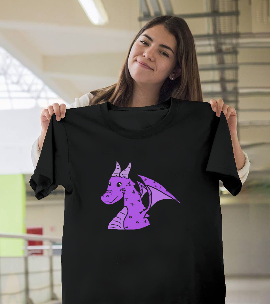 Murasaki The Purple Dragon Illustration Fantasy Character T-Shirt