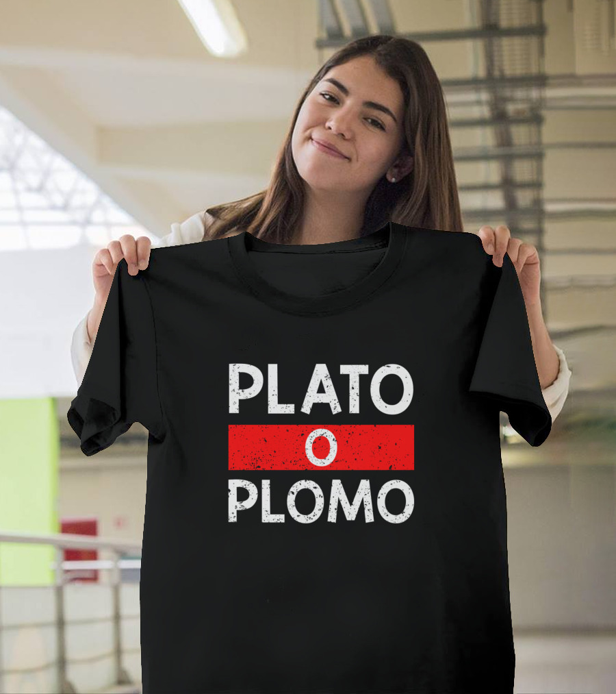 Plato O Plomo Pablo Escobar Colombian Drug Lord T-Shirt