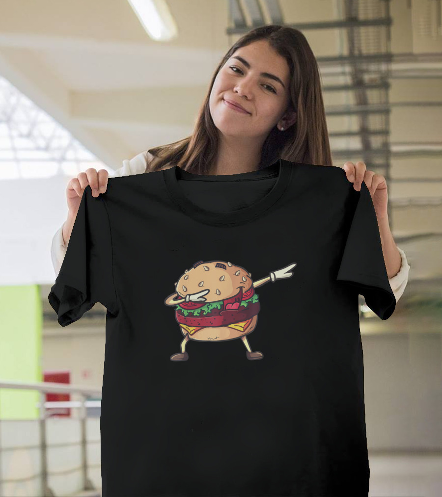 Dance National Burger Day Cheese Burger Dab Pun T-Shirt