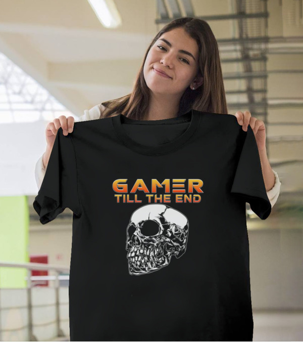 Gamer Till The End Skull T-Shirt