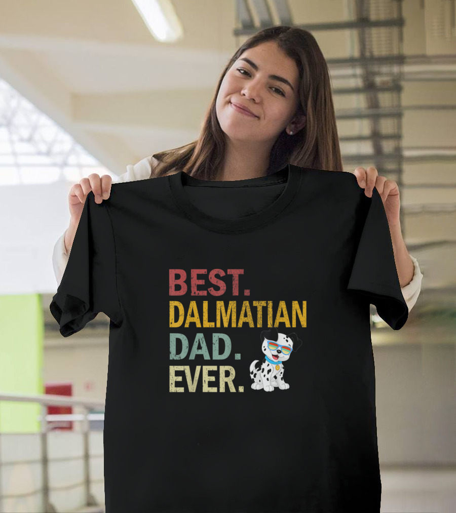 Best Dalmatian Dad Ever Mens Best Dog Dad Ever T-Shirt