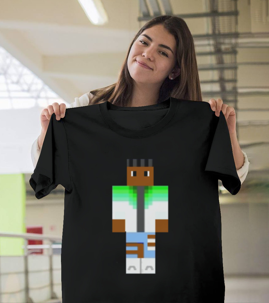 Gamingwithkev Minecraft Skin Character Pixel T-Shirt