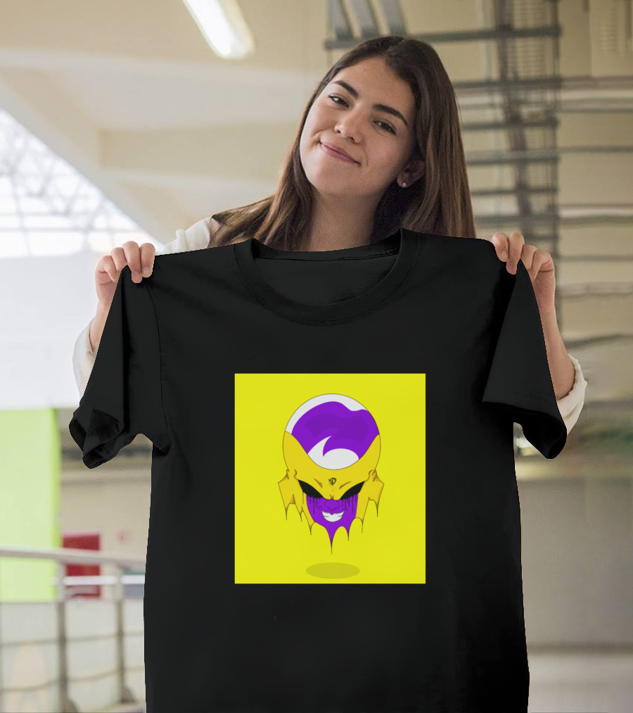 Golden Frieza Drip Iconic Style Vibrant T-Shirt