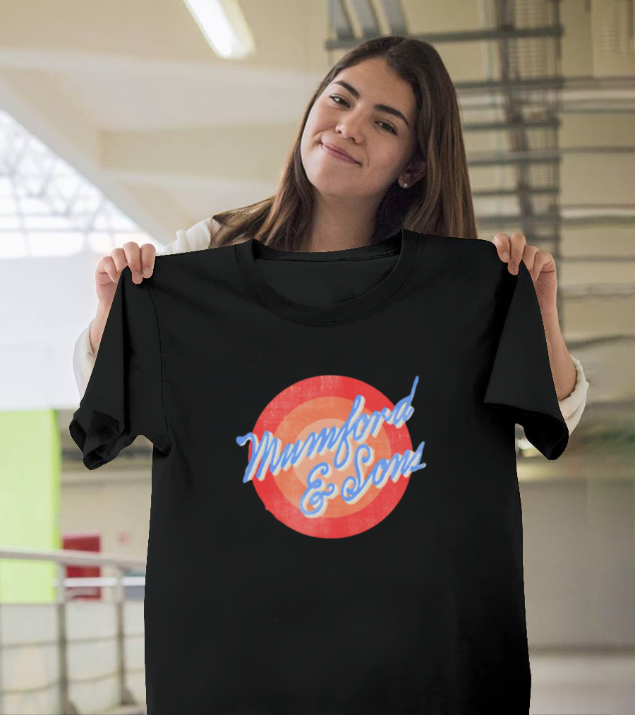 Mumford And Sons Retro Red Circle T-Shirt