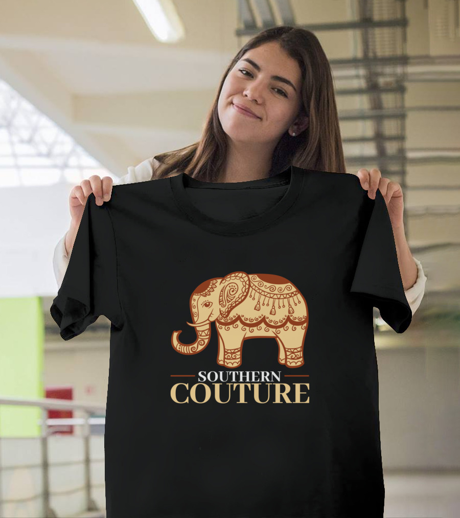 SOUTHERN COUTURE Elephant T-Shirt
