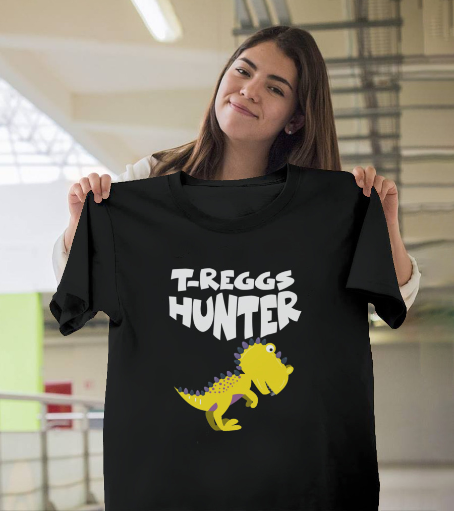 T-Reggs Hunter Egg Hunter Rex Easter T-Shirt