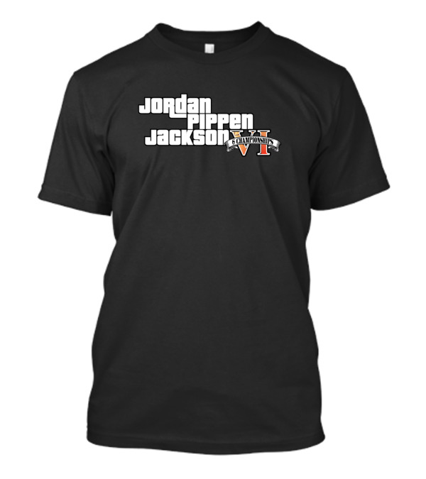 Jordan Pippen Jackson VI Championships T-Shirt