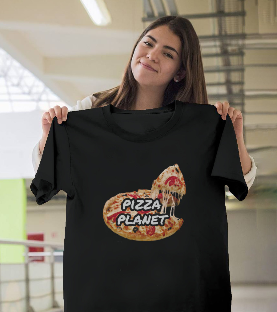 Pizza Planet Sliced Cheesy Delight T-Shirt