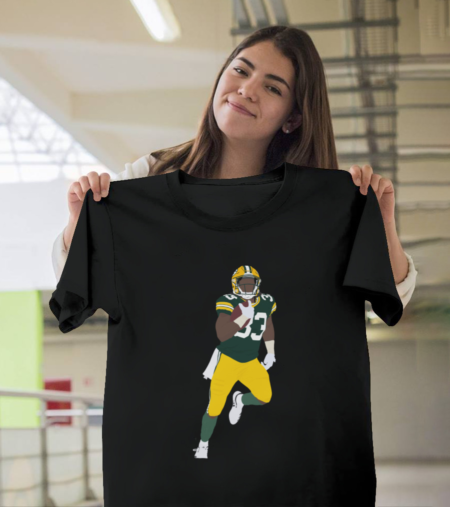 Aaron Jones Green Bay Packers Running Back 33 T-Shirt