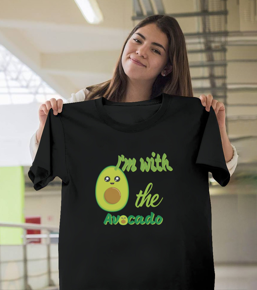 I'm With the Avocado Cute Emoji T-Shirt