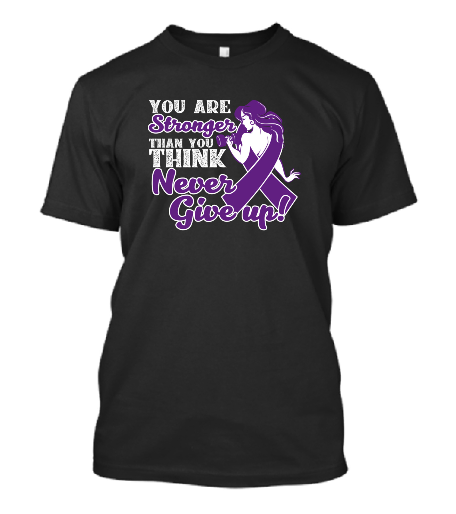 You Are Stronger Than You Think Never Give Up Pancreatic Cancer T-Shirt
