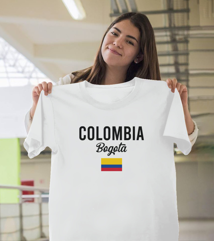 Colombia Bogota Flag Travel T-Shirt