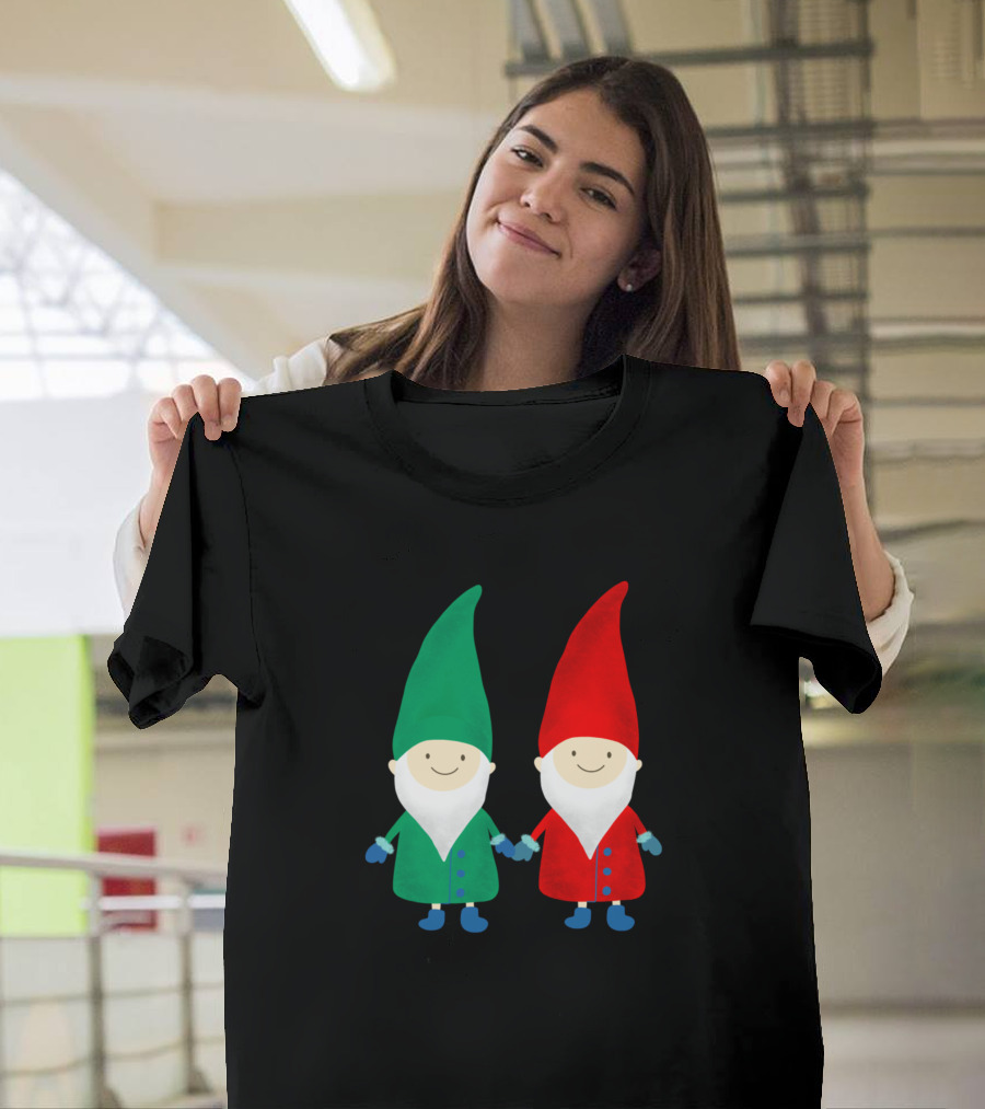 Santa's Workshop Gnome Pair T-Shirt
