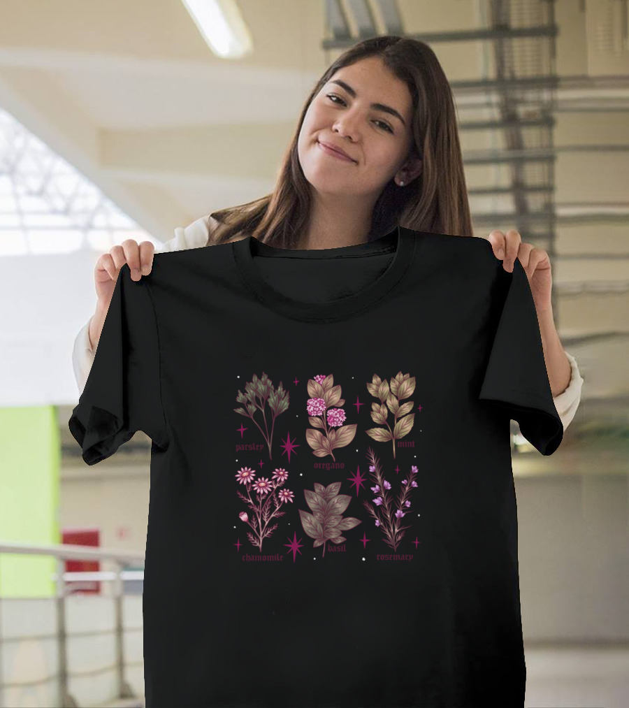 Parsley Oregano Mint Chamomile Basil Rosemary T-Shirt