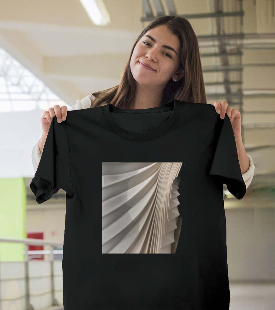 Step By Step Architectural Folded Paper T-Shirt