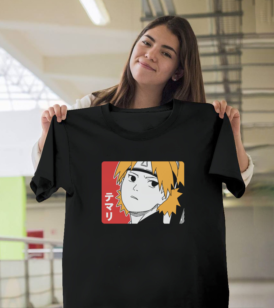 Temari Ninja Shinobi Character Panel T-Shirt