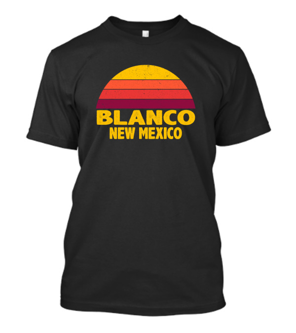Blanco New Mexico Vintage Sunset Stripe T-Shirt