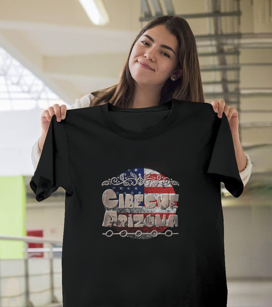 Cibecue Arizona Stars and Stripes Flag Rustic T-Shirt