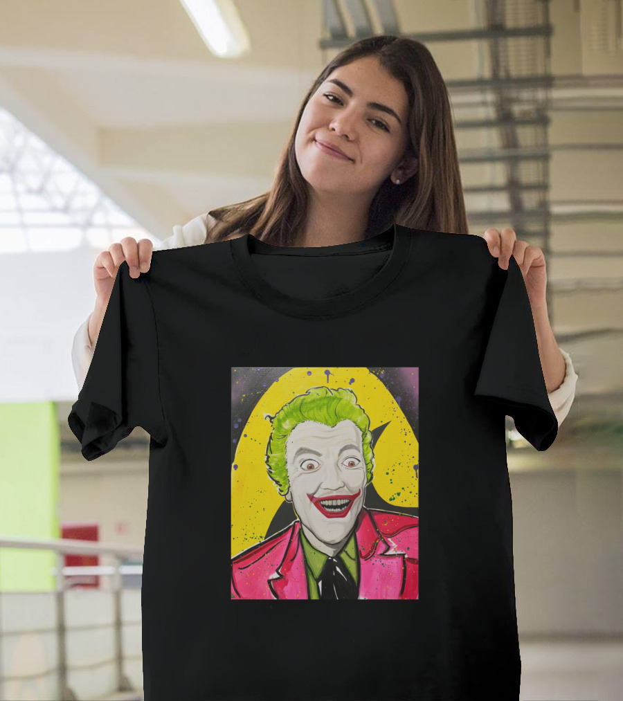 Cesar Romero Joker Vibrant Portrait Pop T-Shirt