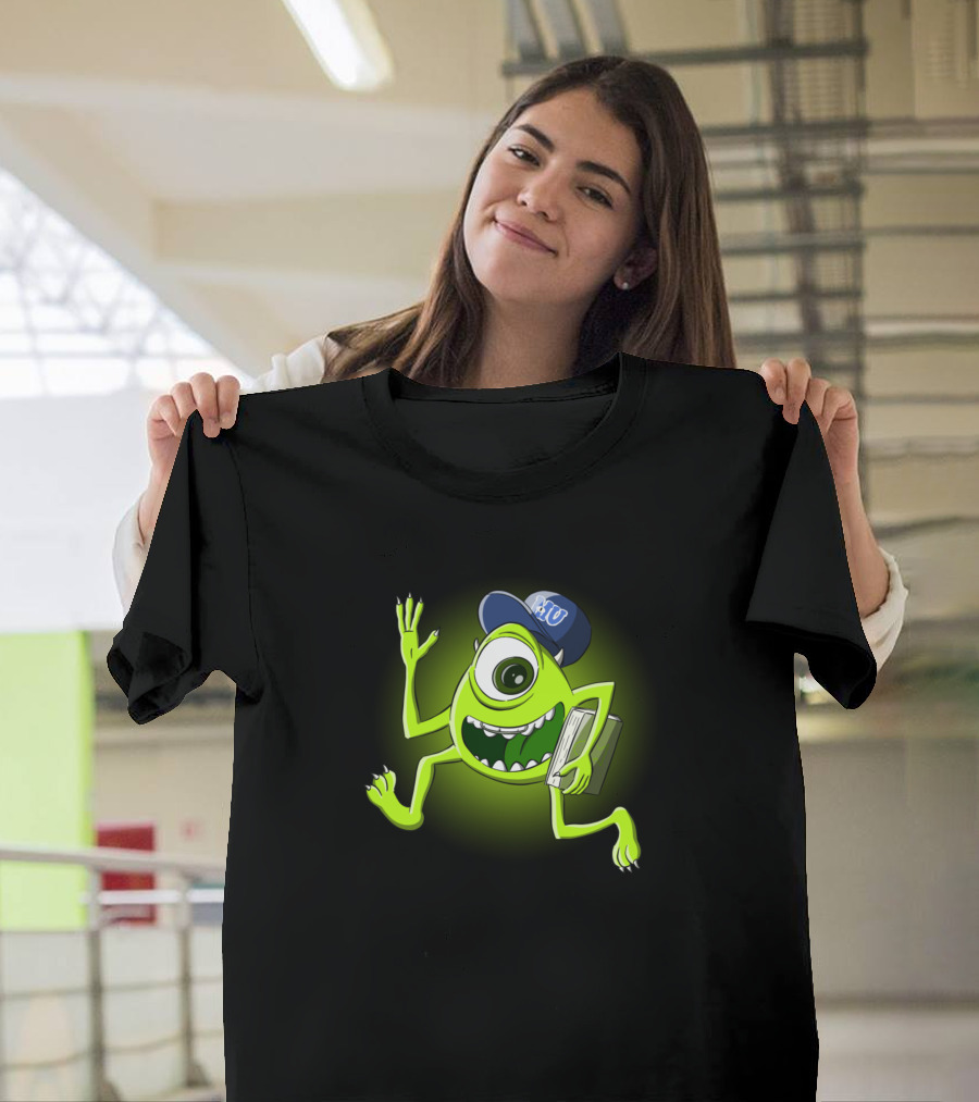 Monsters University Mike Wazowski Jumping Character T-Shirt
