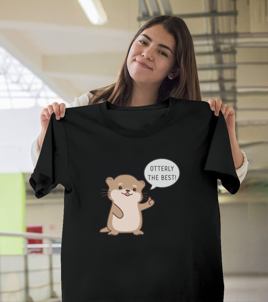 Ottterly The Best Thumbs Up Cute Otter T-Shirt