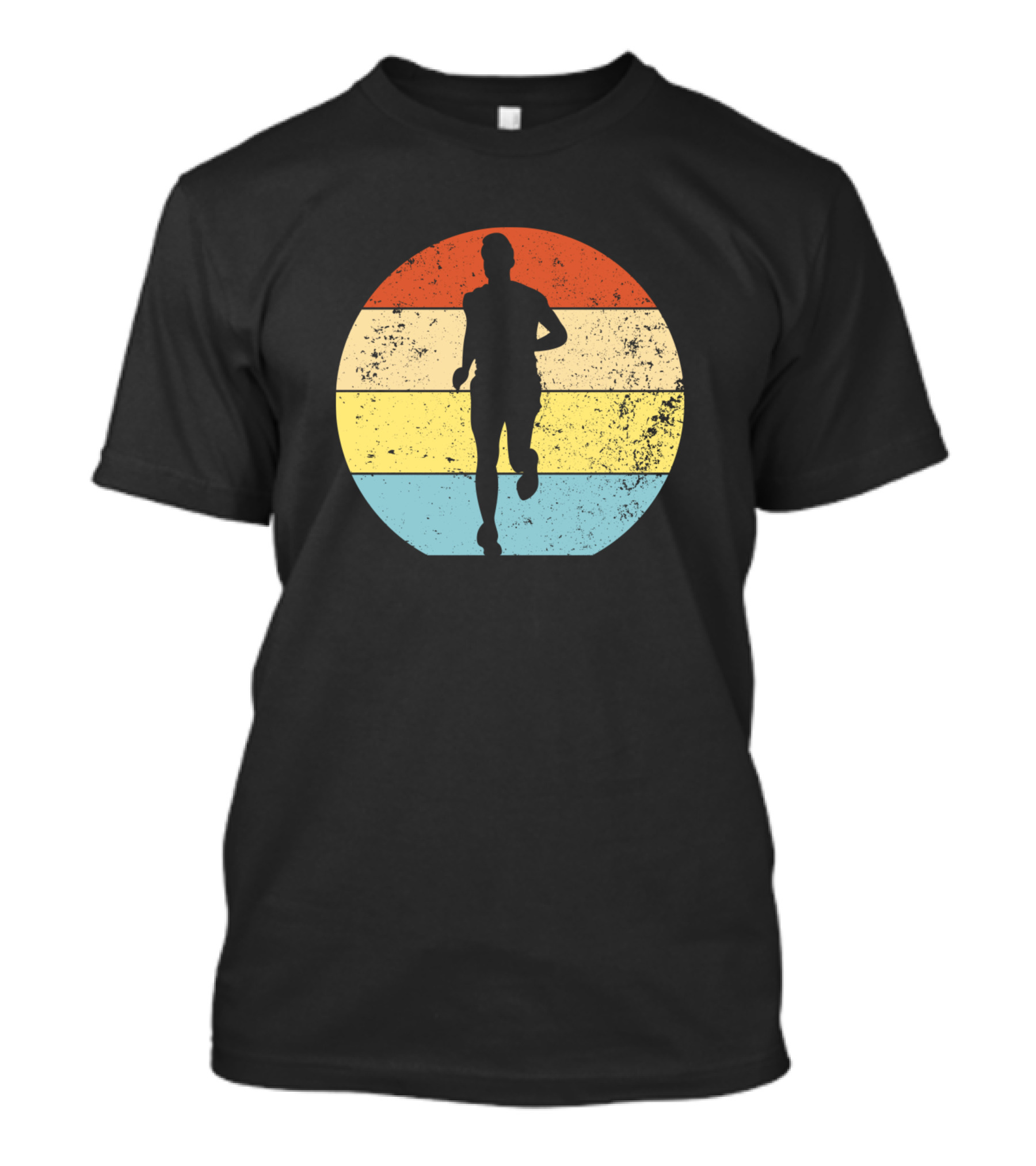 Vintage Sunset Runner T-Shirt