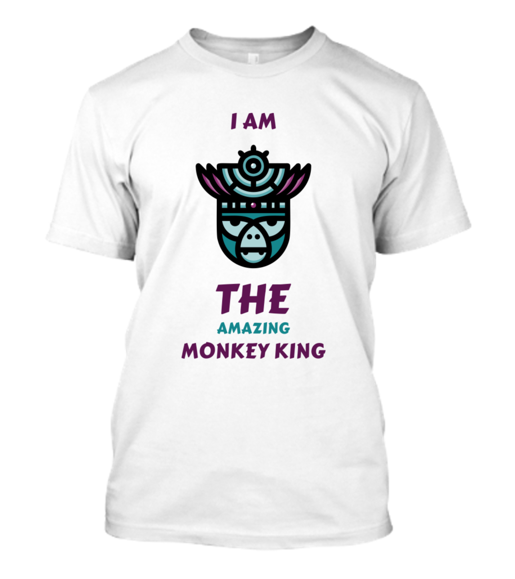 I Am The Amazing Monkey King Mask T-Shirt