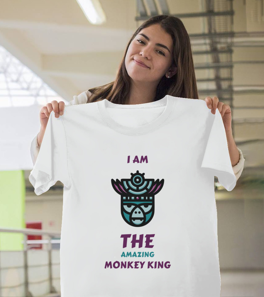 I Am The Amazing Monkey King Mask T-Shirt