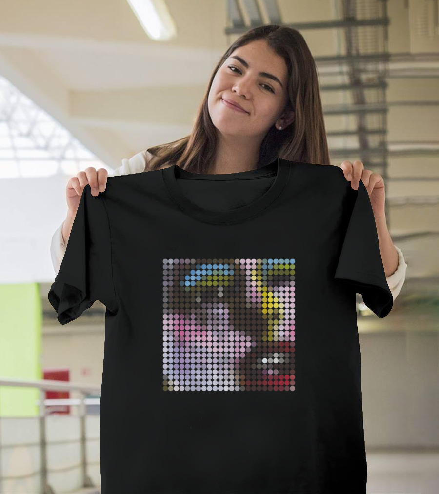 The Stone Roses Bummed Pointillism Art Pixels T-Shirt