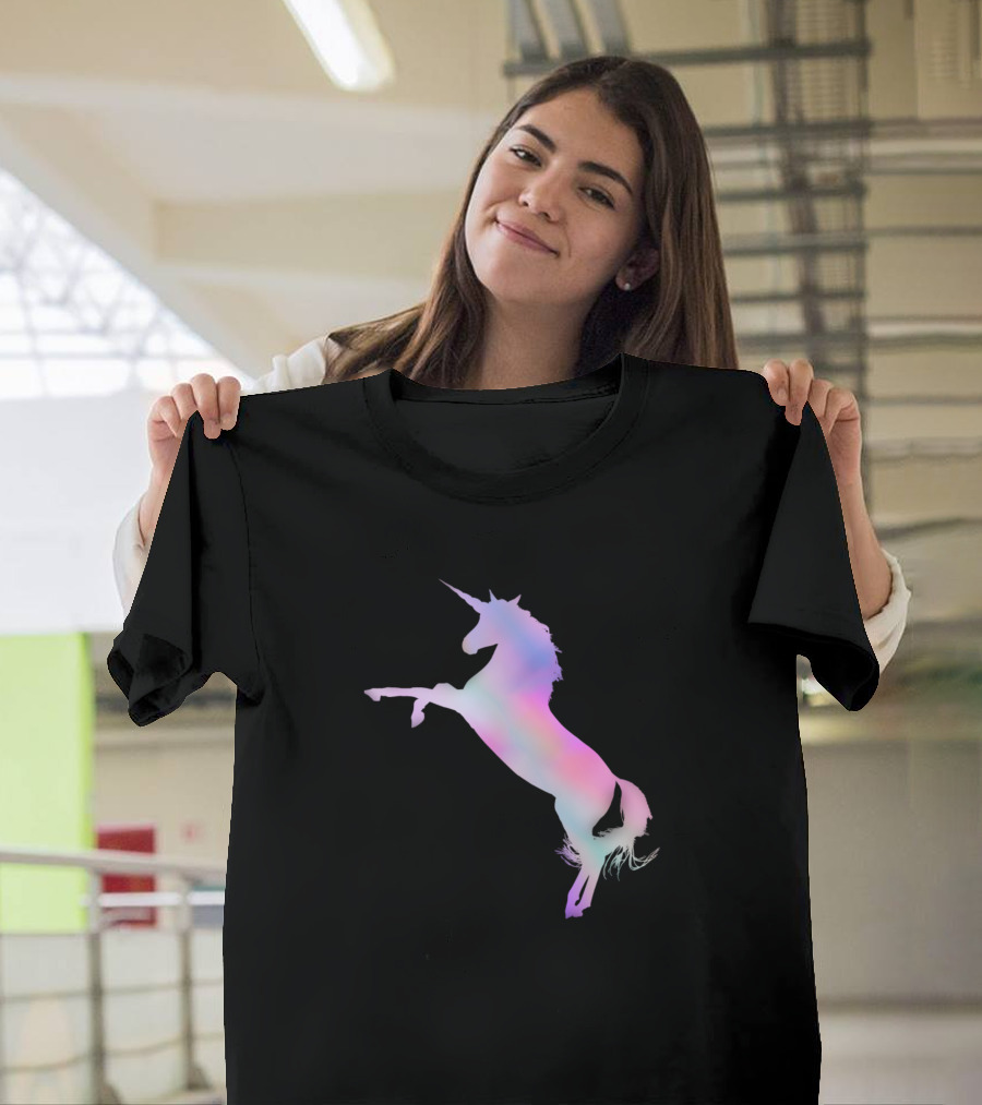 Kawaii Pastel Rainbow Unicorn T-Shirt