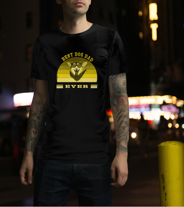BEST DOG DAD EVER Cute Dogs T-Shirt