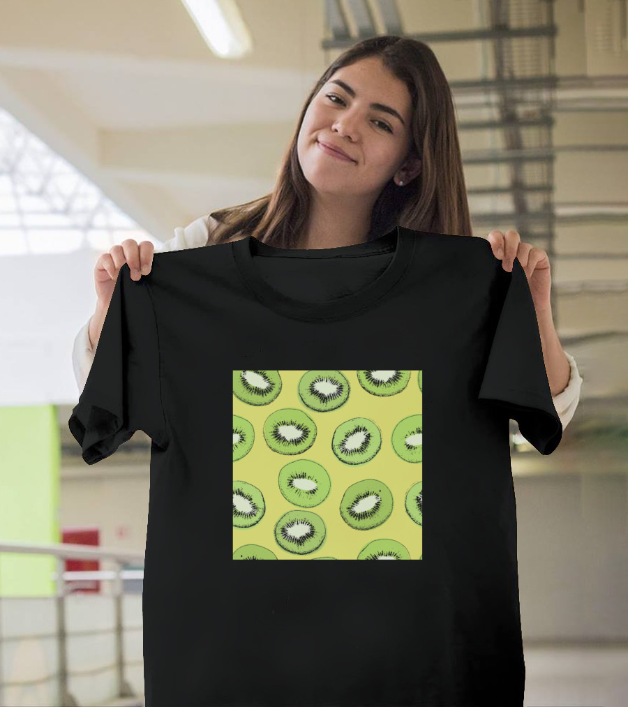 Cool Neck Gaiter Kiwi Fruit T-Shirt