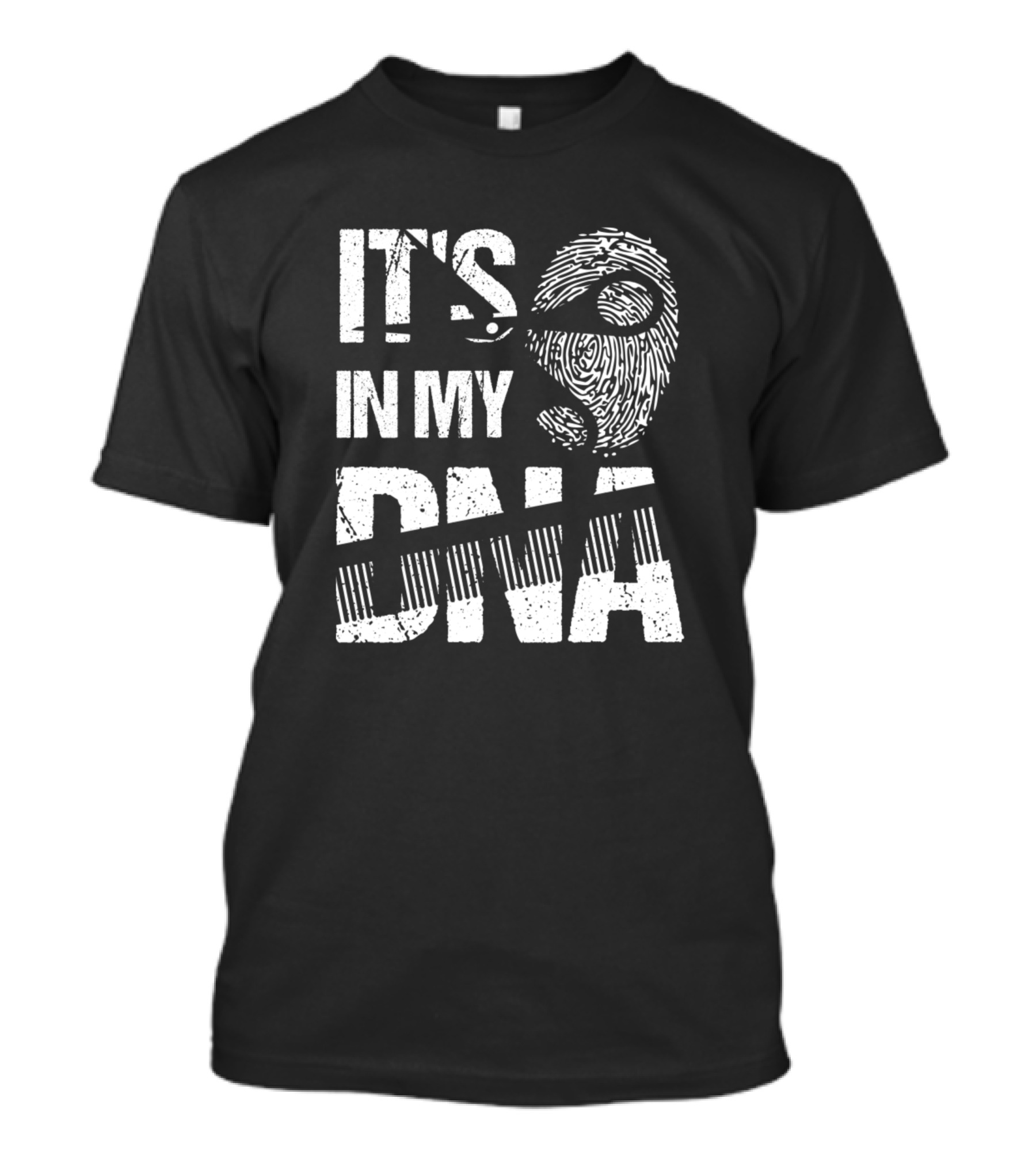 Hairdressing It's In My DNA Fingerprint Scissors T-Shirt