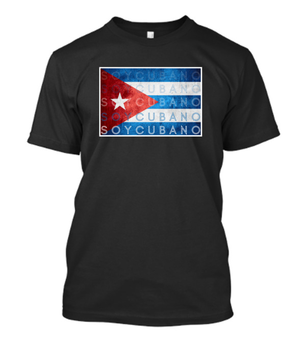 Soy Cubano Cuban Flag Patriotic Identity T-Shirt
